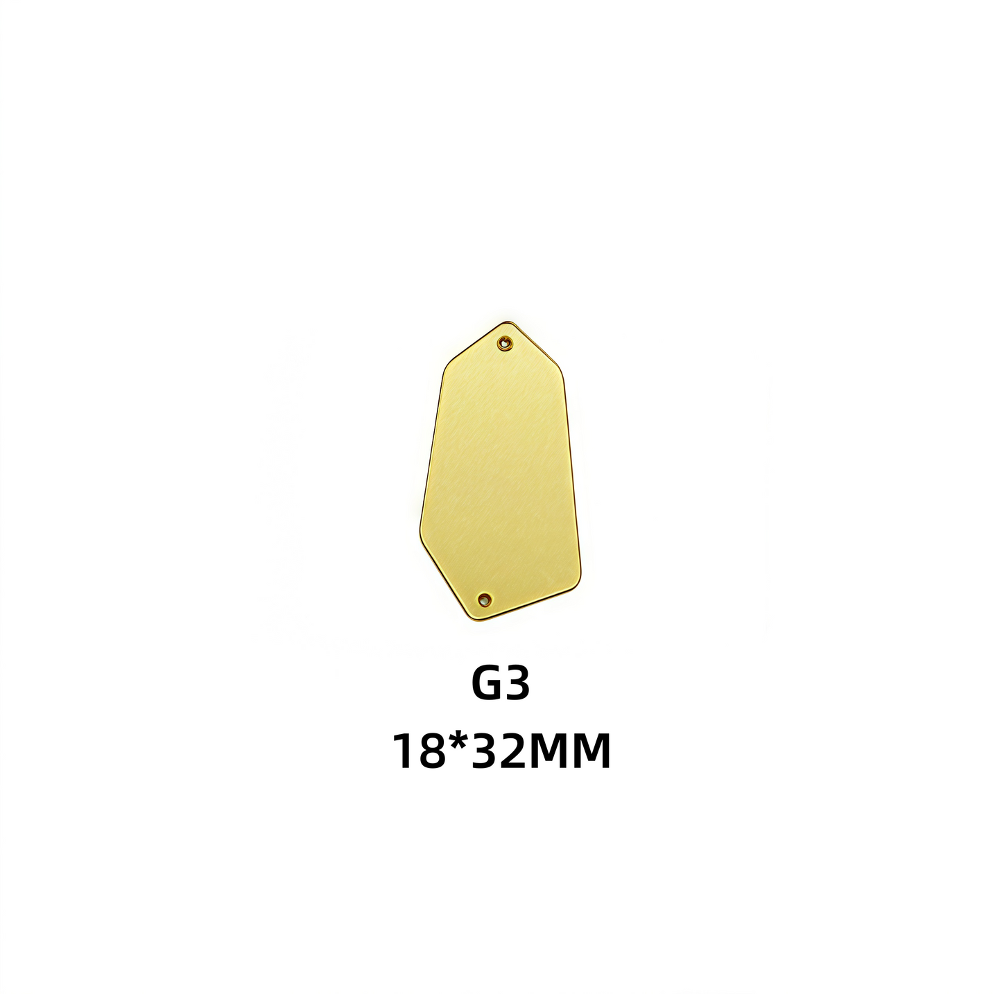 50 PCS Gold Champange Colour Acrylic Mirror Sew On Rhinestones