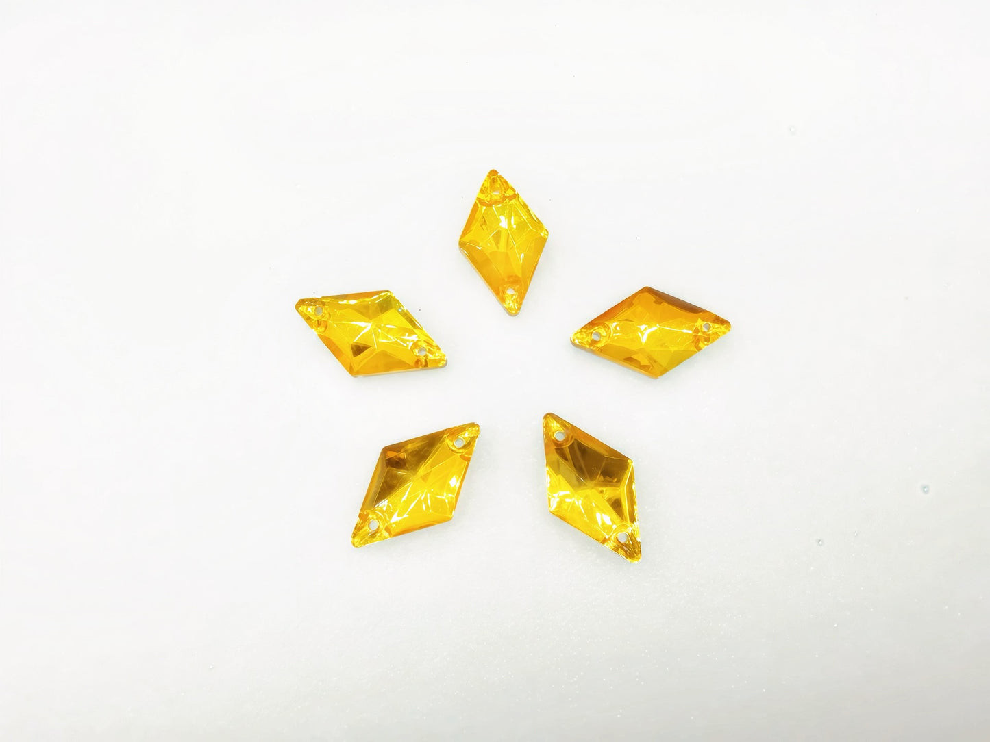 Topaz AAA Glass Rhombus Shapes