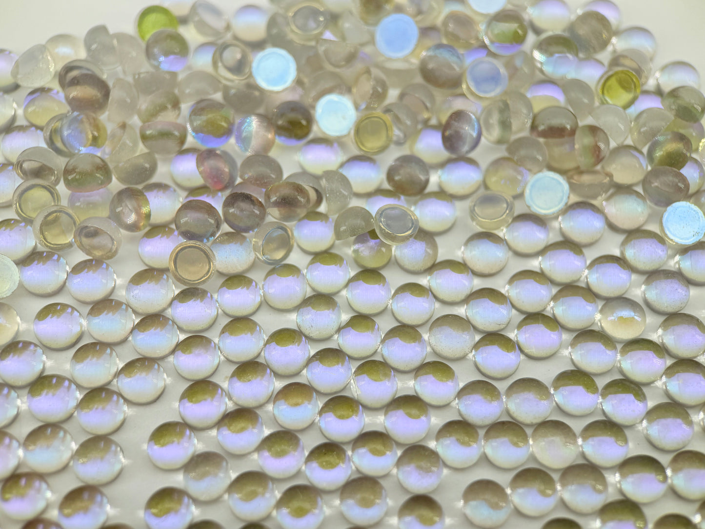 amethyst aurora mermaid Flatback Non Hotfix Rhinestones