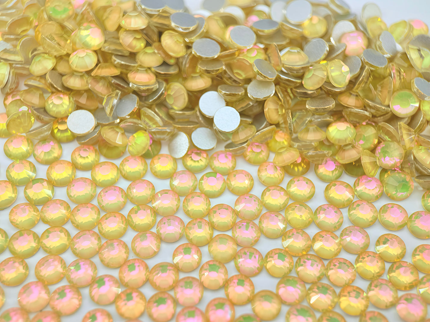 sunflower opal Flatback Non Hotfix Rhinestones