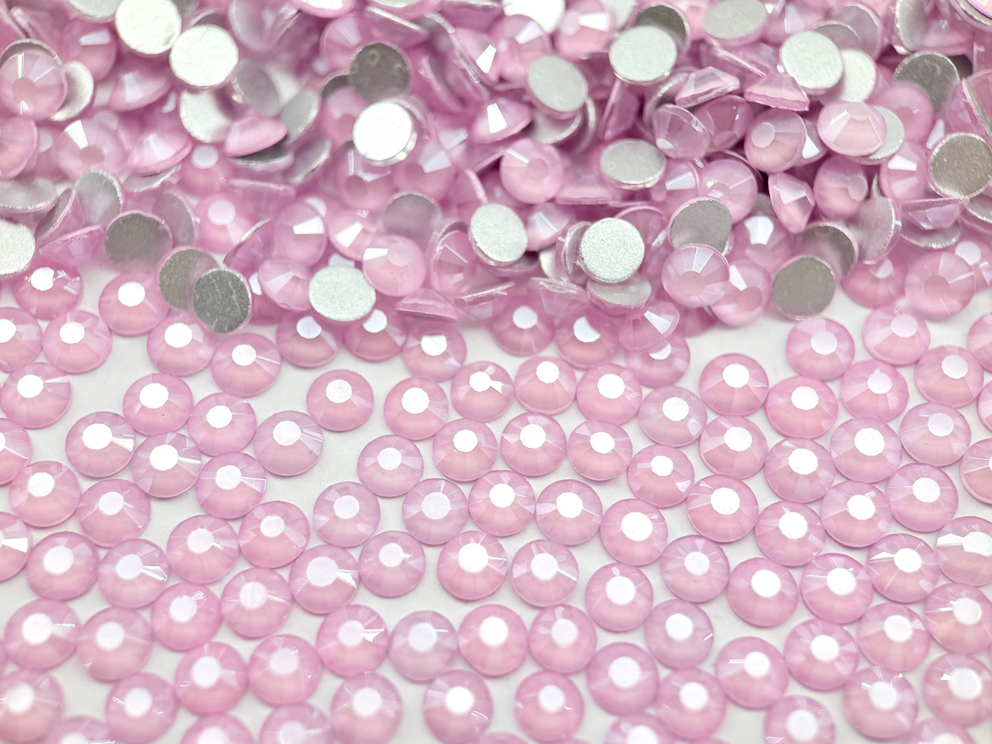 pink mocha Flatback Non Hotfix Rhinestones