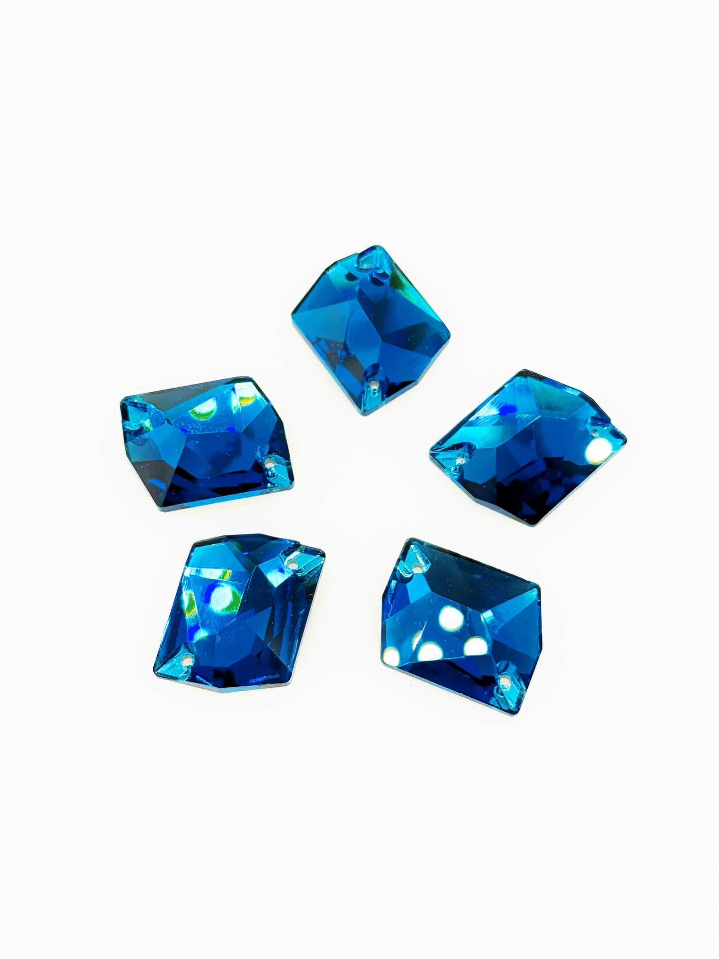 K9 Blue Zircon Glass Cosmic