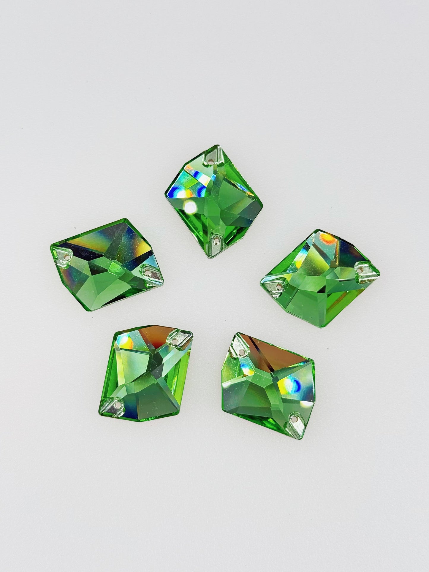 K9 Peridot Glass Cosmic