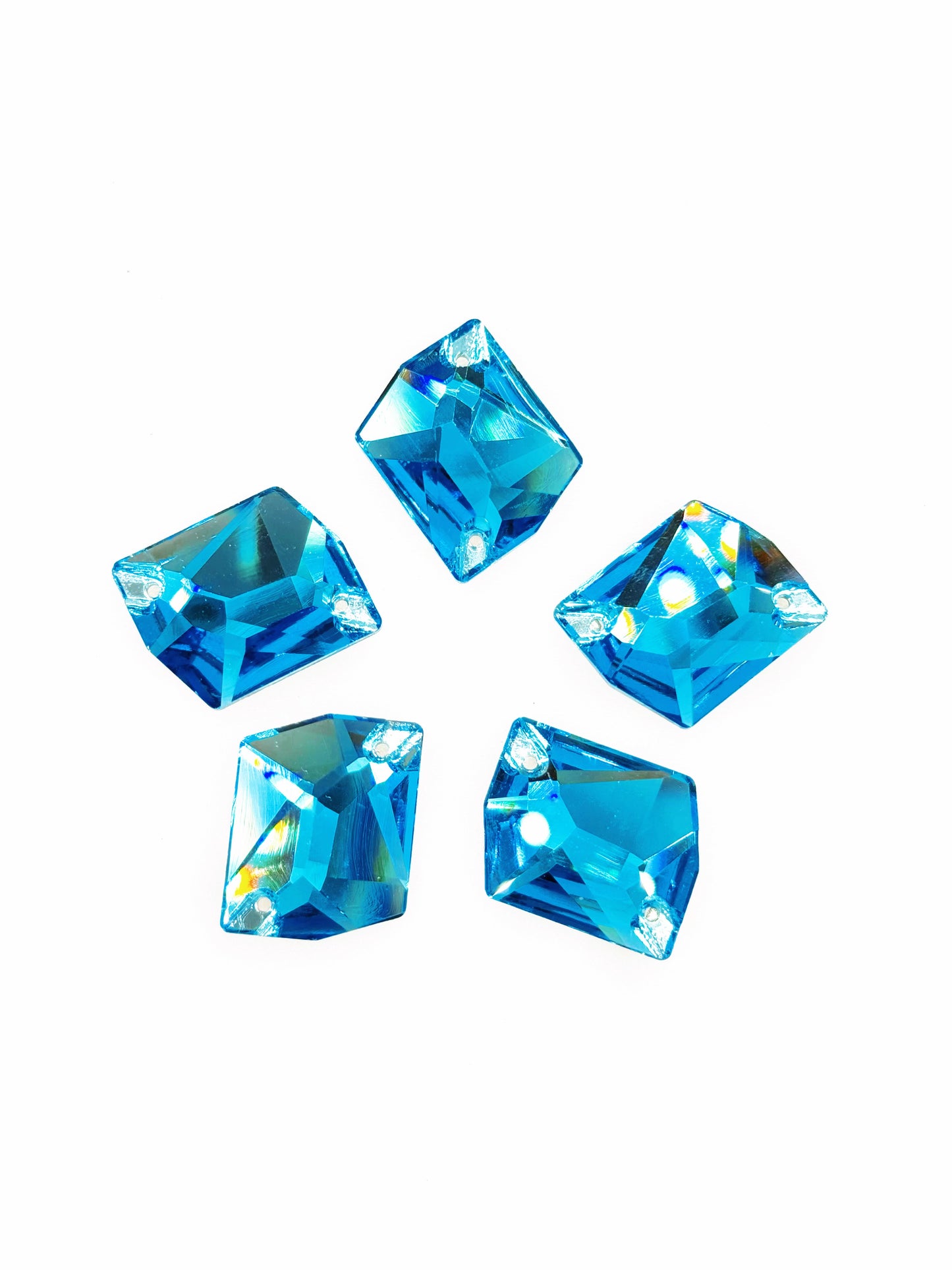 K9 Aquamarine Glass Cosmic