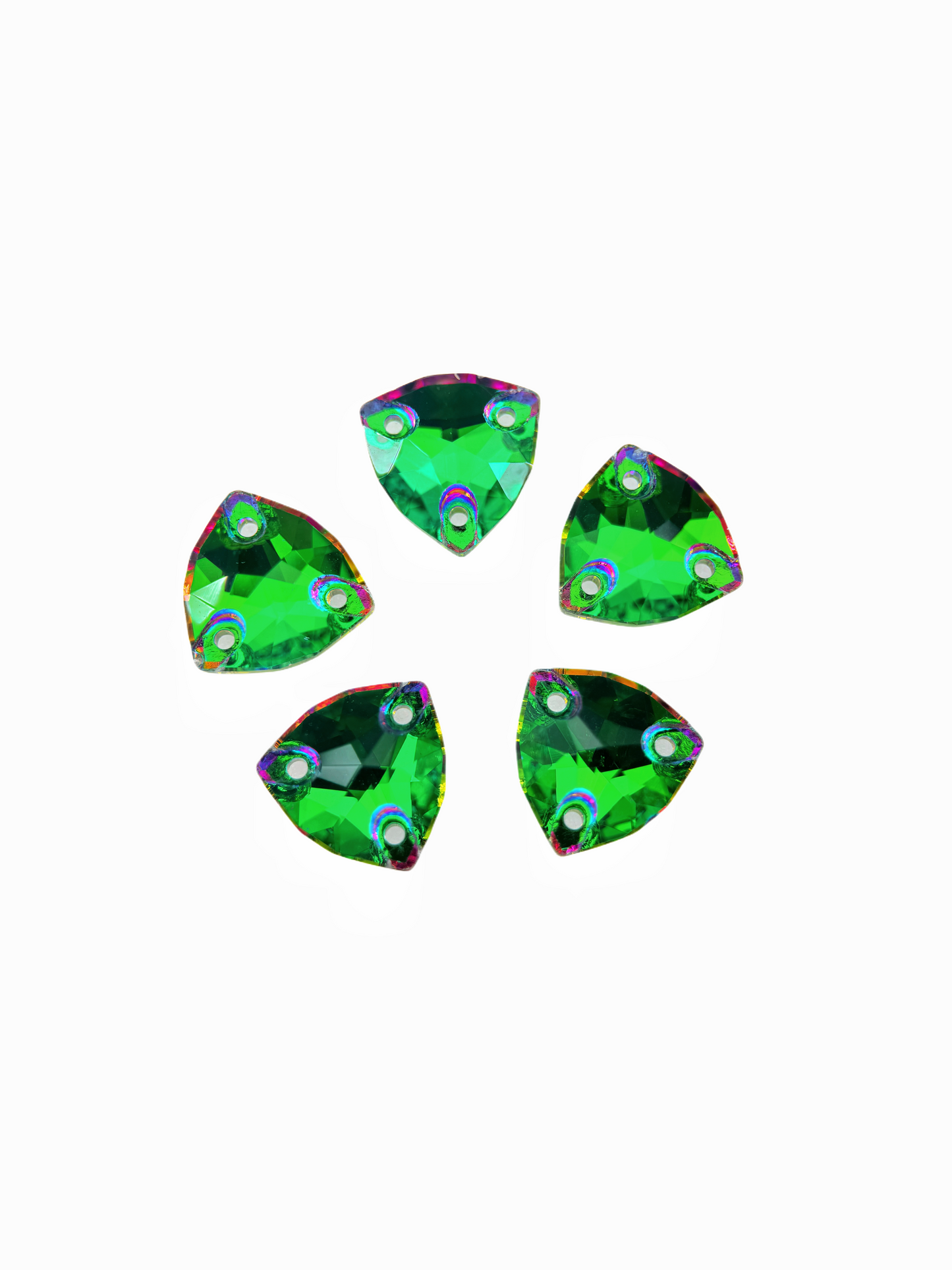 volcano trilliant sew on rhinestones CRYSTAL