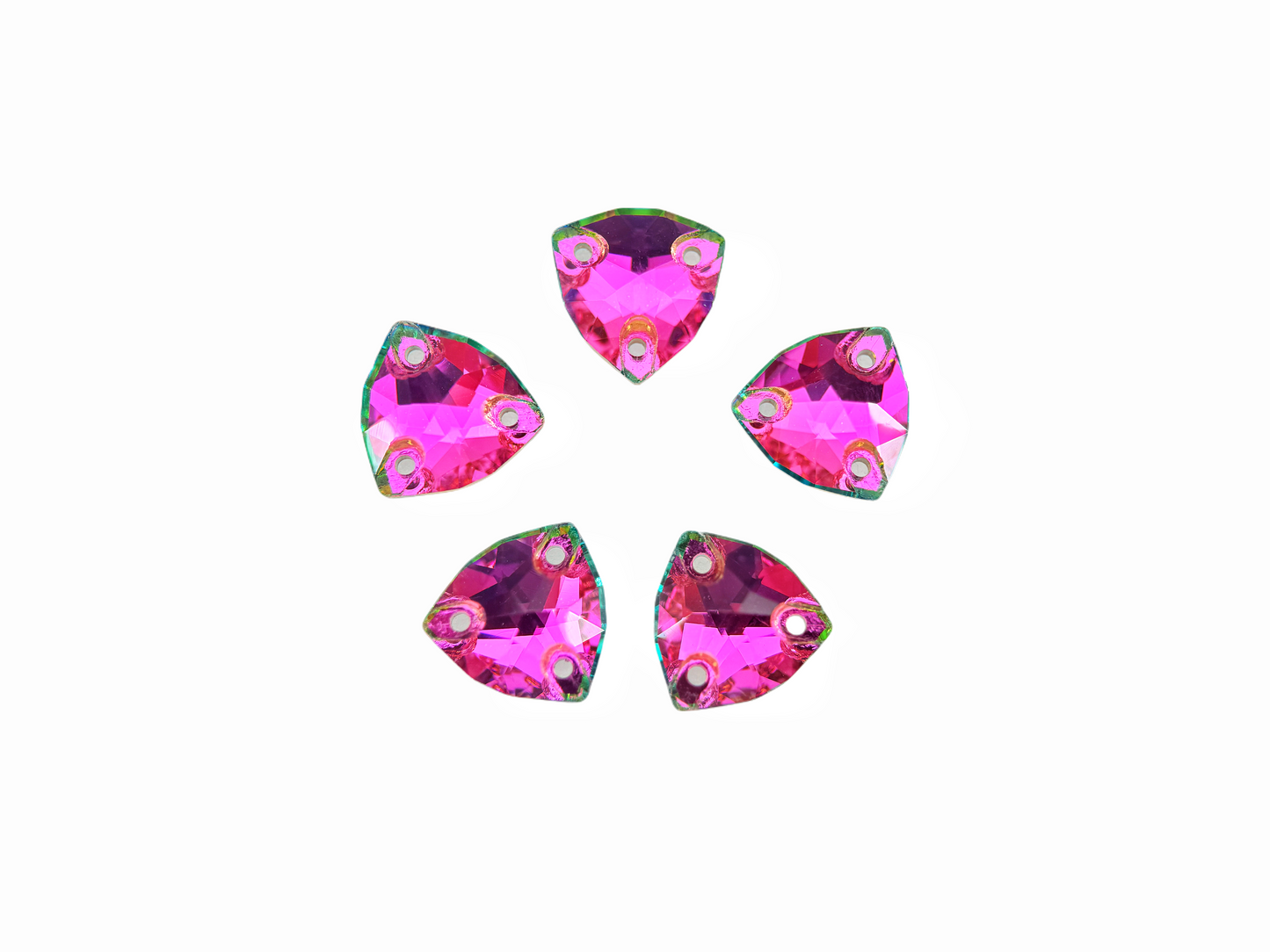 vitrail rose trilliant sew on rhinestones CRYSTAL