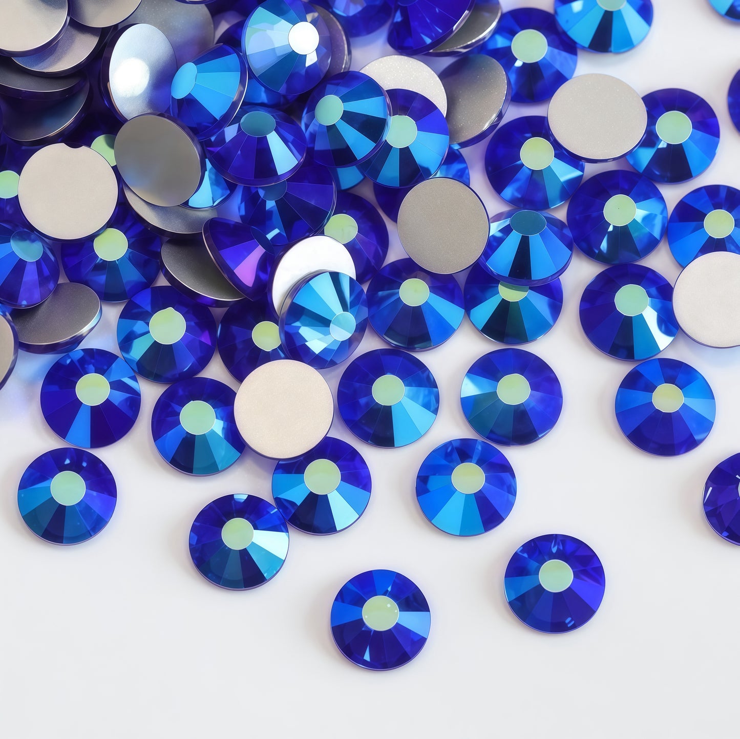 Sapphire AB Flatback Non Hotfix Rhinestones