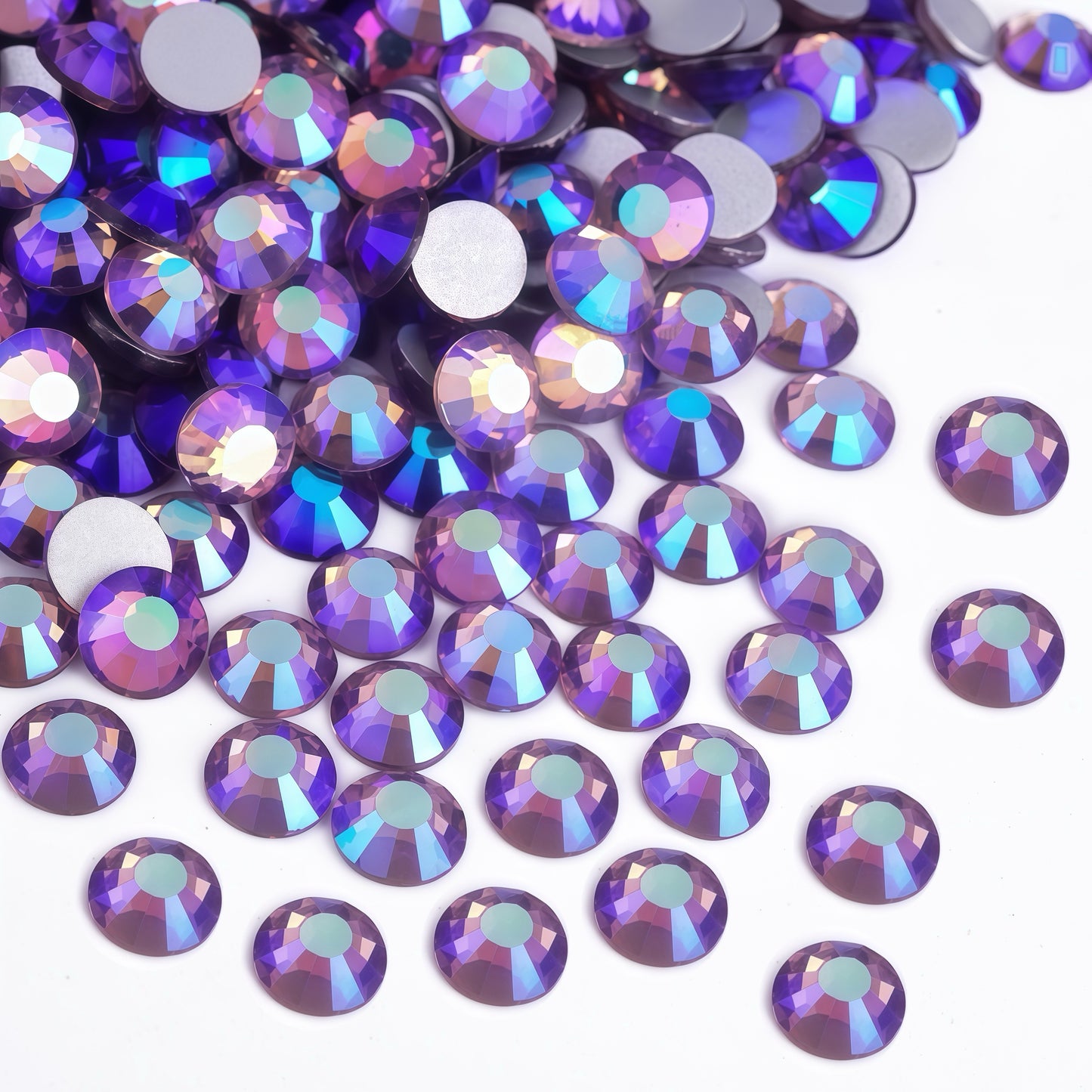 Lt. colo. topaz AB Flatback Non Hotfix Rhinestones