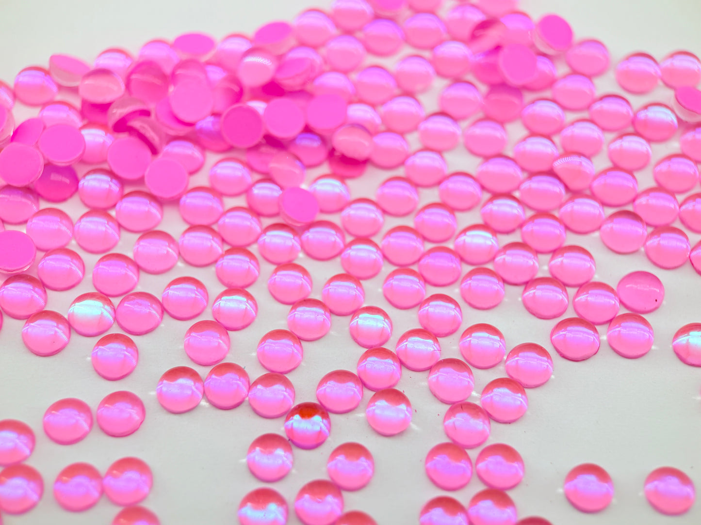 lt.pink mermaid Flatback Non Hotfix Rhinestones