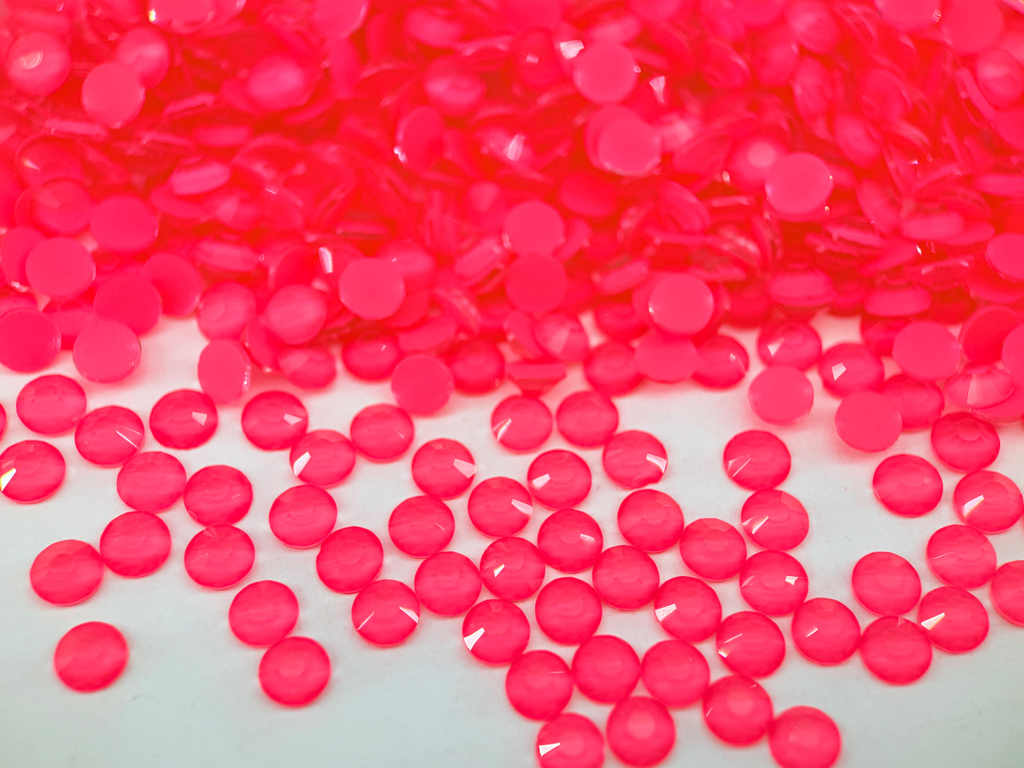 watermelon neon Flatback Non Hotfix Rhinestones