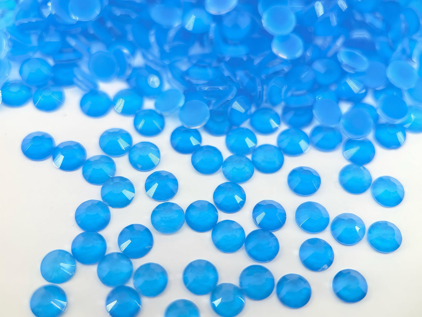 New Blue Neon Flatback Non Hotfix Rhinestones