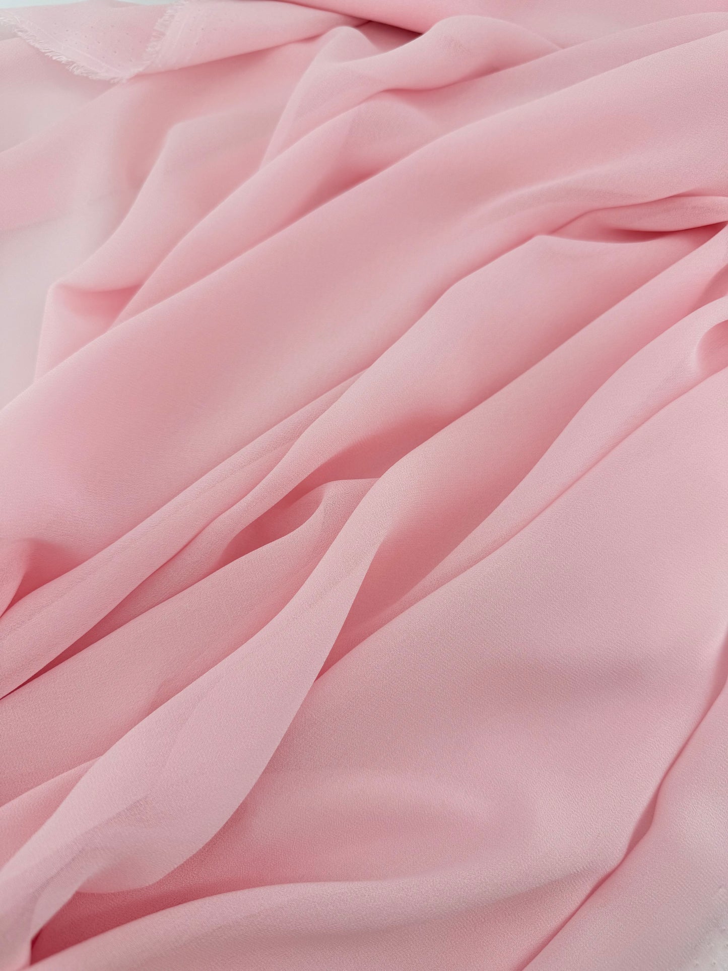 Baby Pink Radiant Chiffon