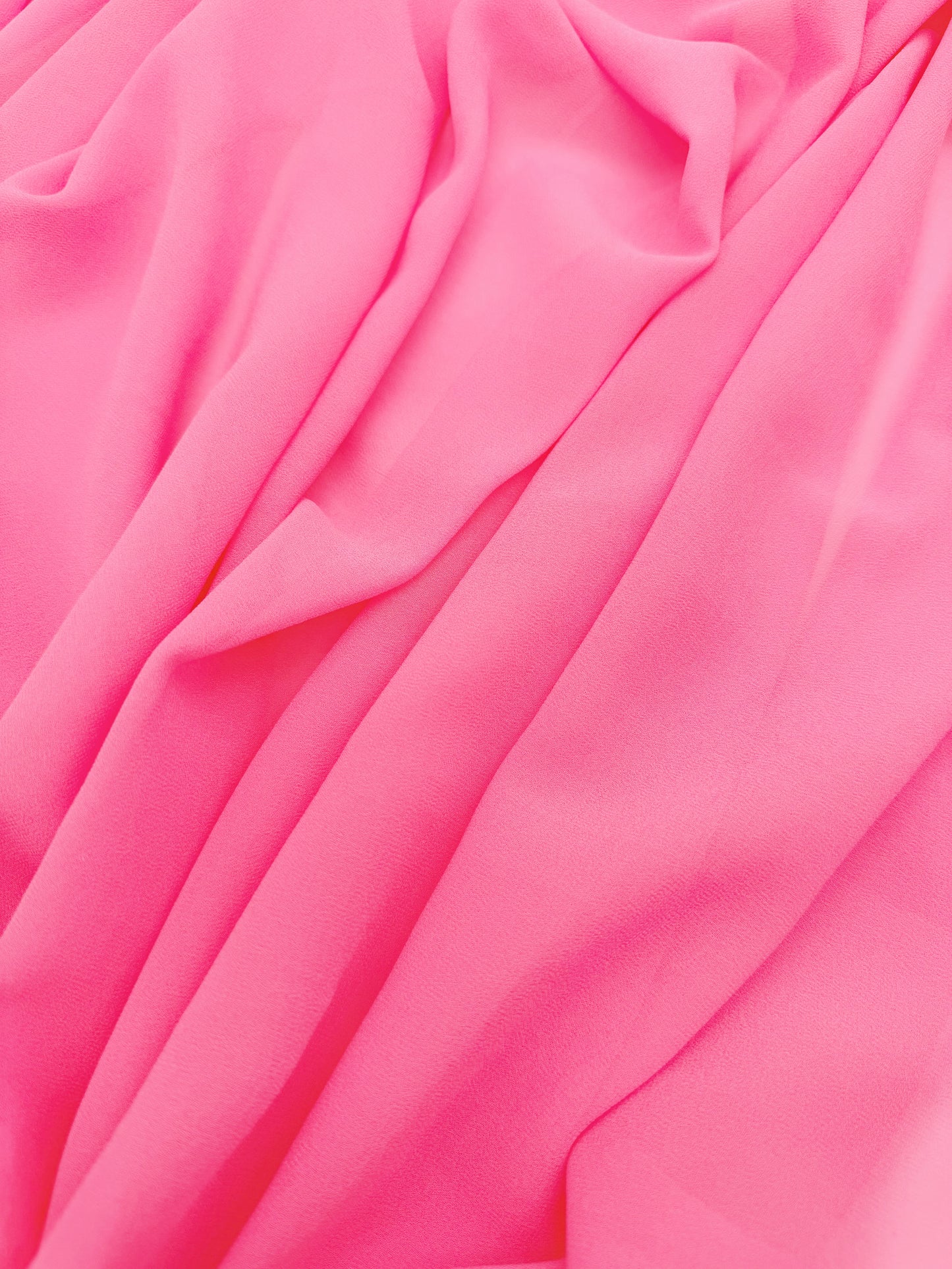 Candy Pink Radiant Chiffon