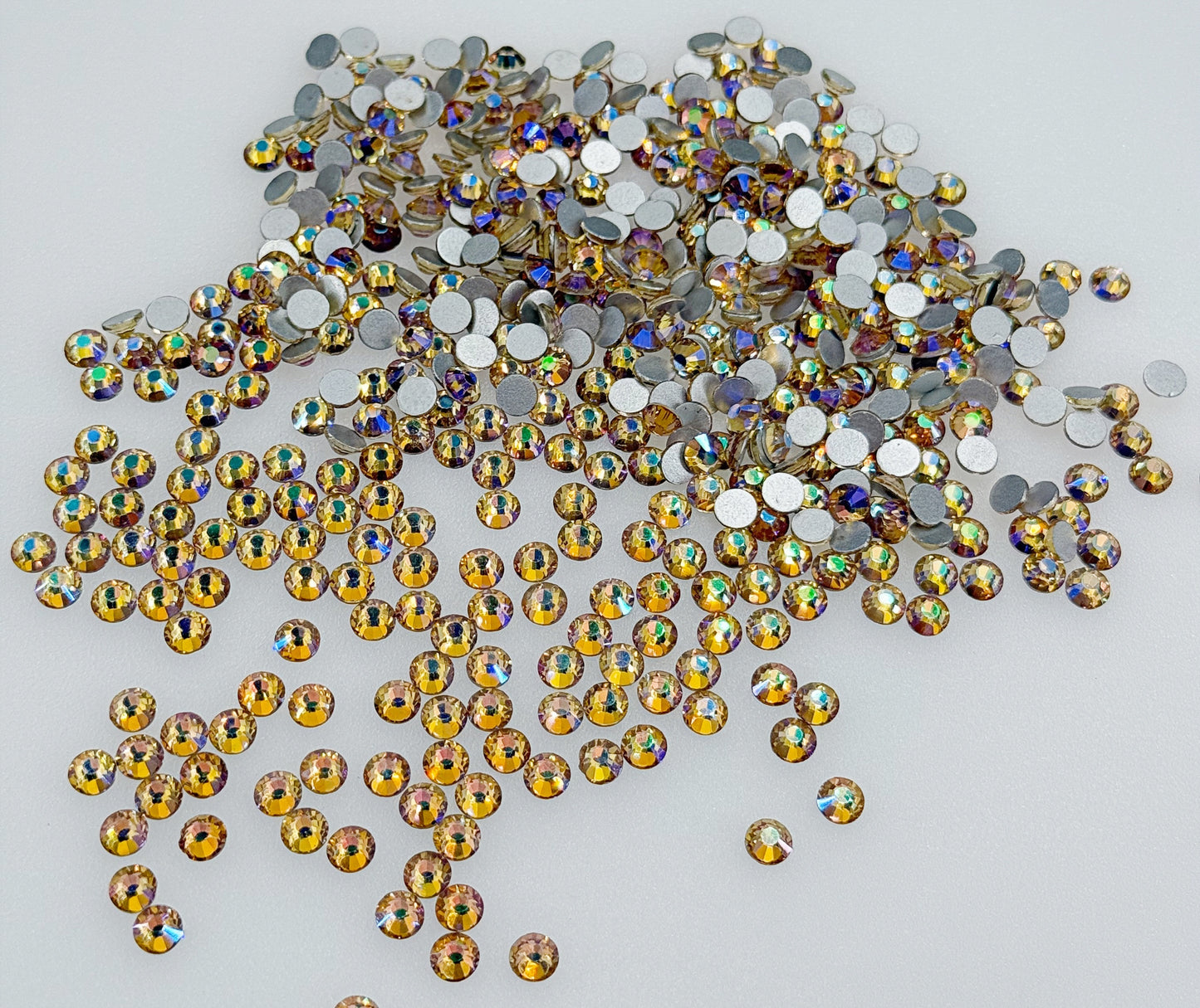 Transparent Amethyst Flatback Non Hotfix Rhinestones