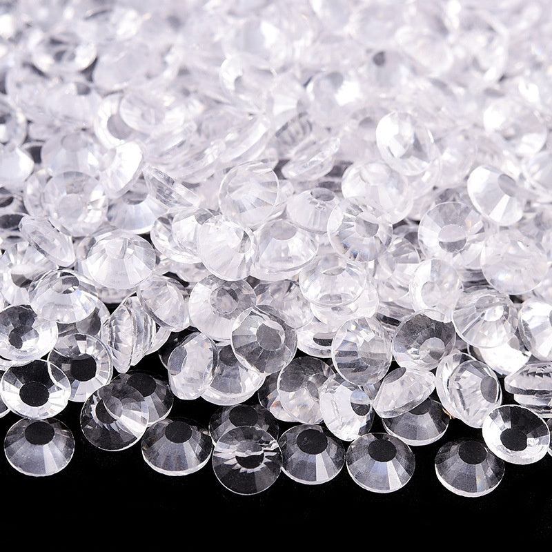 Transparent Clear Flatback Non Hotfix Rhinestones