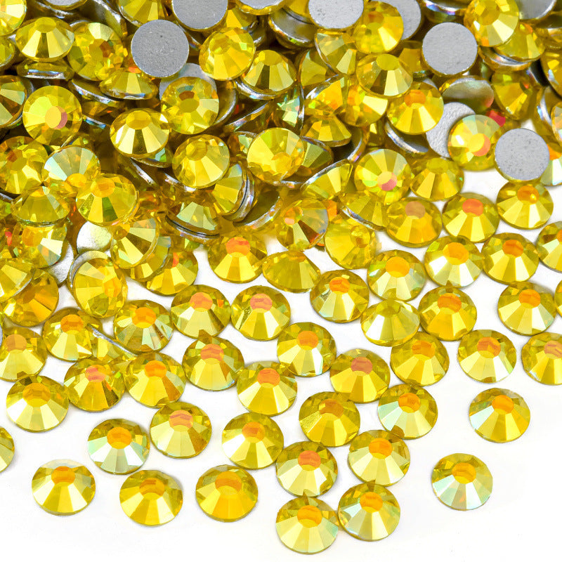 Magic Citrine Flatback Non Hotfix Rhinestones