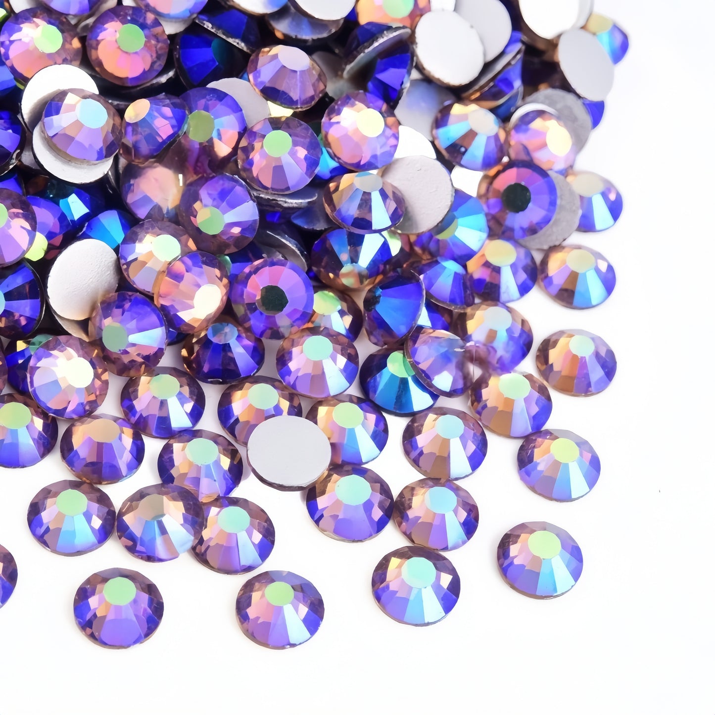 Smoked Topaz AB Flatback Non Hotfix Rhinestones