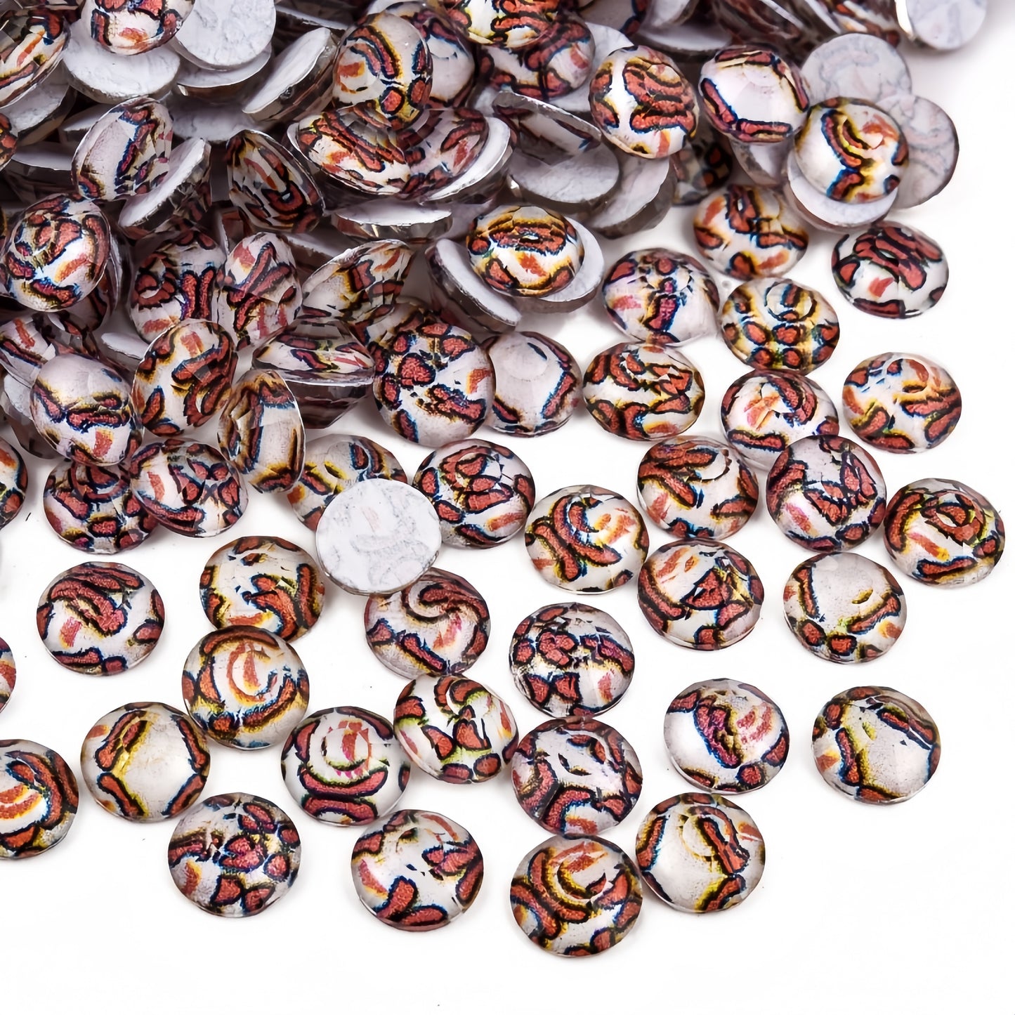 Leopard Flatback Non Hotfix Rhinestones