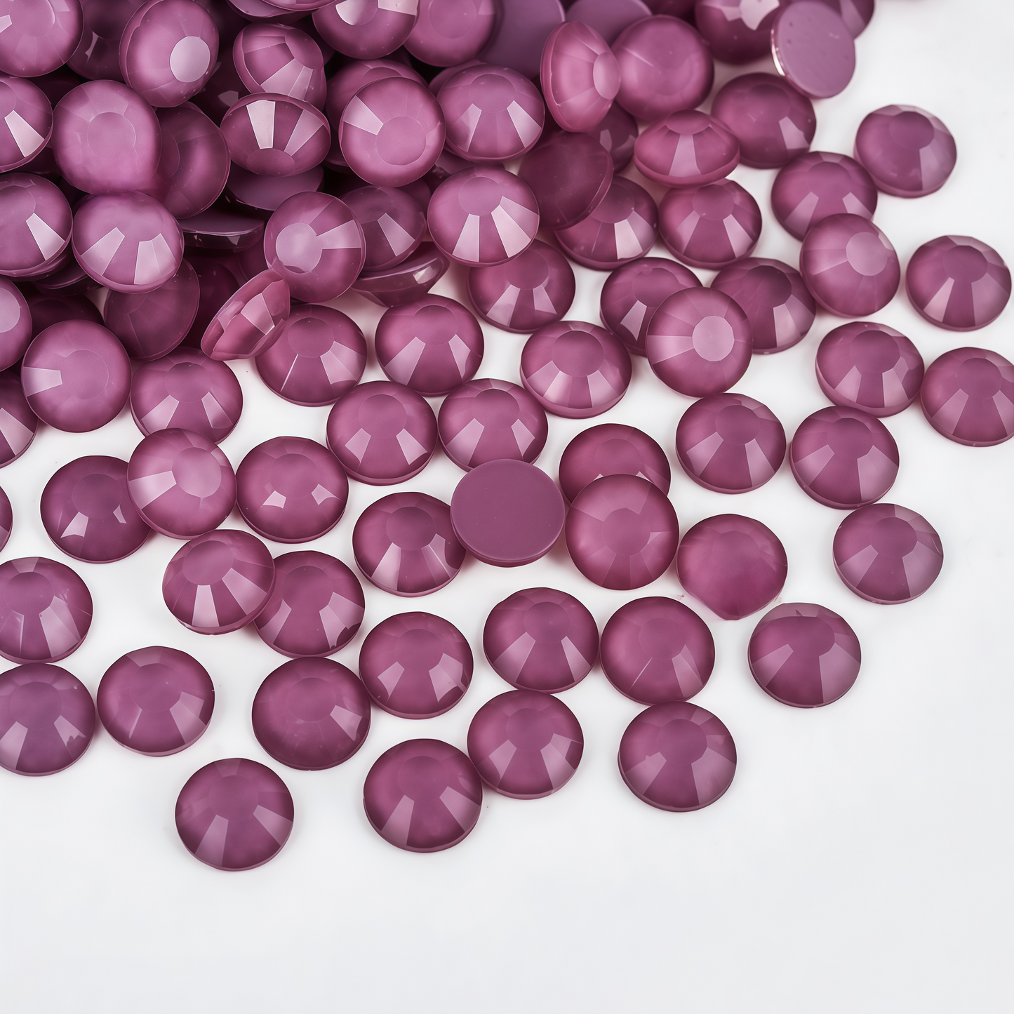 Pearly purple Neon Flatback Non Hotfix Rhinestones