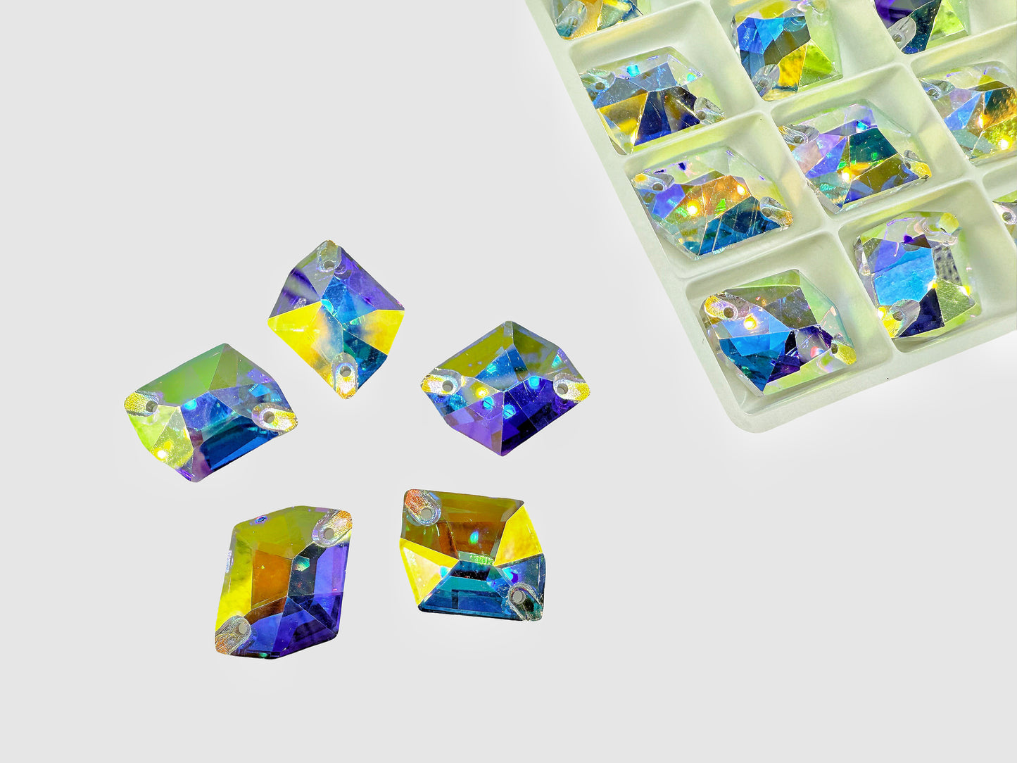 K9 Crystal AB Glass Cosmic