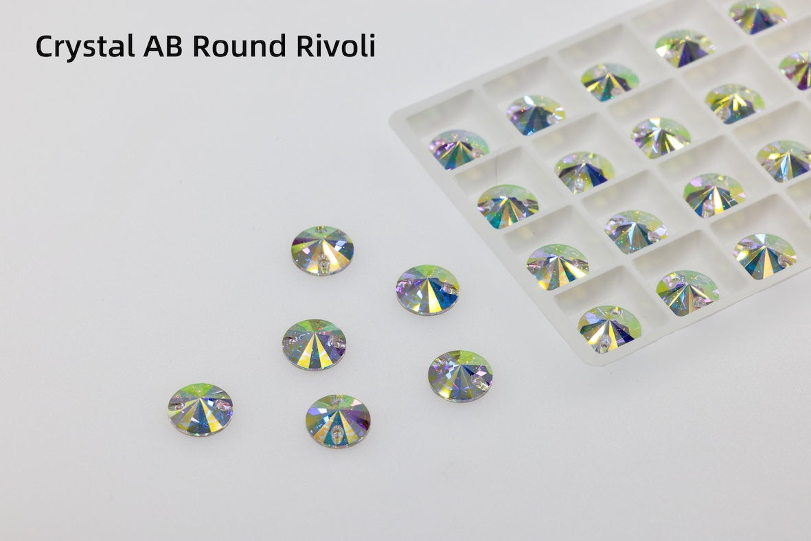 CRYSTAL AB ROUND RIVOLI
