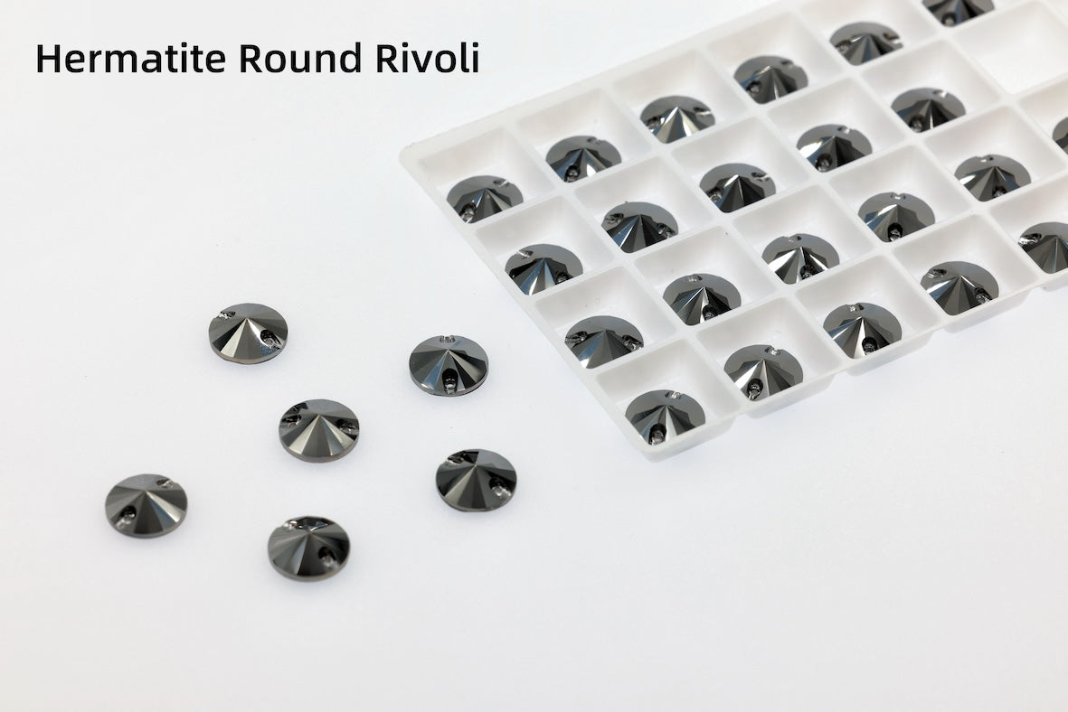 HEMATITE ROUND RIVOLI