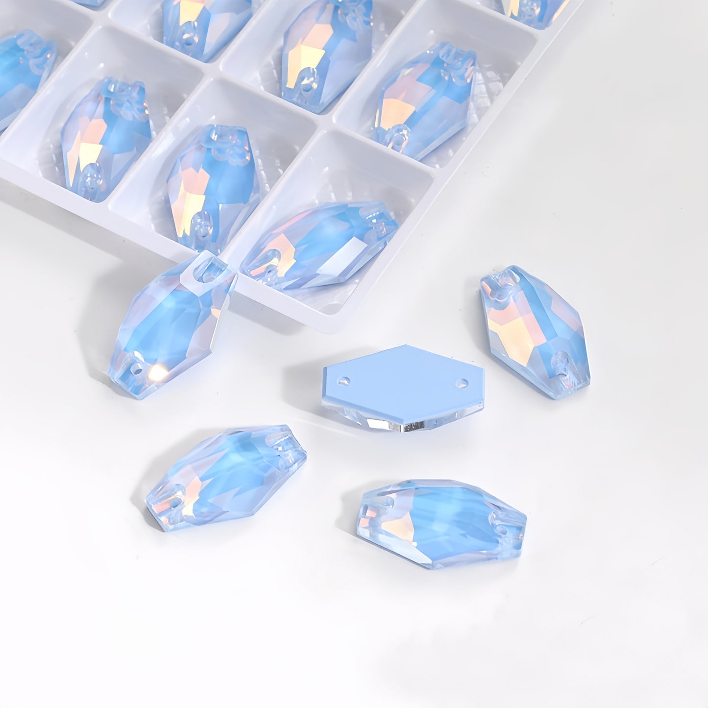 K9 Lt. Sapphire Phantom AM Vase Shapes