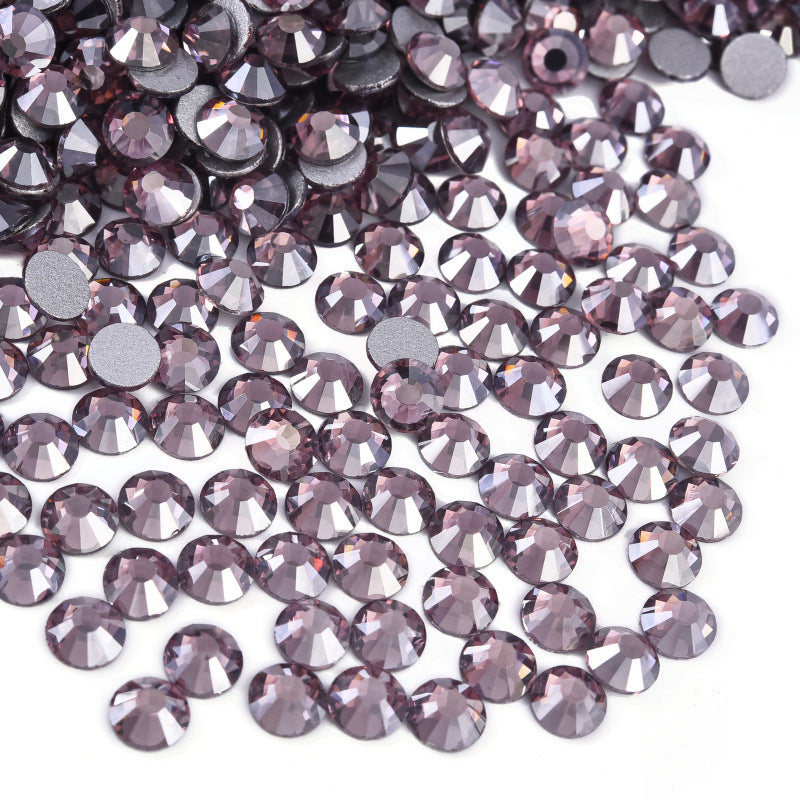 lt.amethyst satin Flatback Non Hotfix Rhinestones