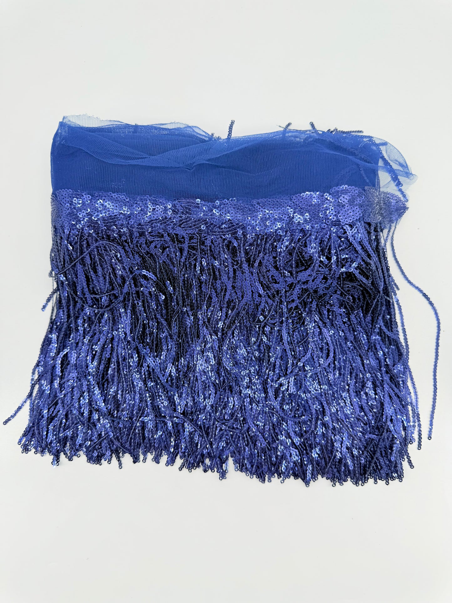 Shining Mesh Fabric Lace Fringe Sequins Paillette Tassel Ribbon
