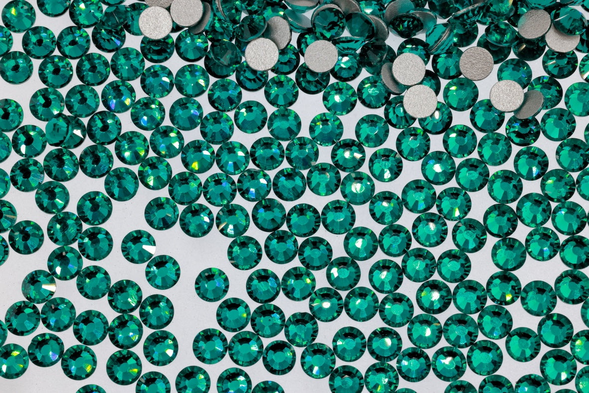 Blue Zircon Flatback Non Hotfix Rhinestones