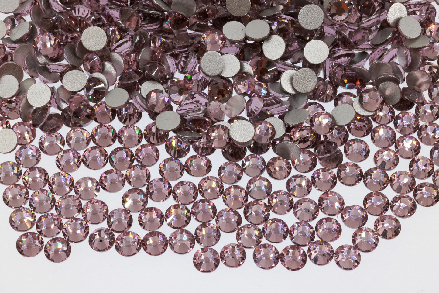 Lt. amethyst Flatback Non Hotfix Rhinestones