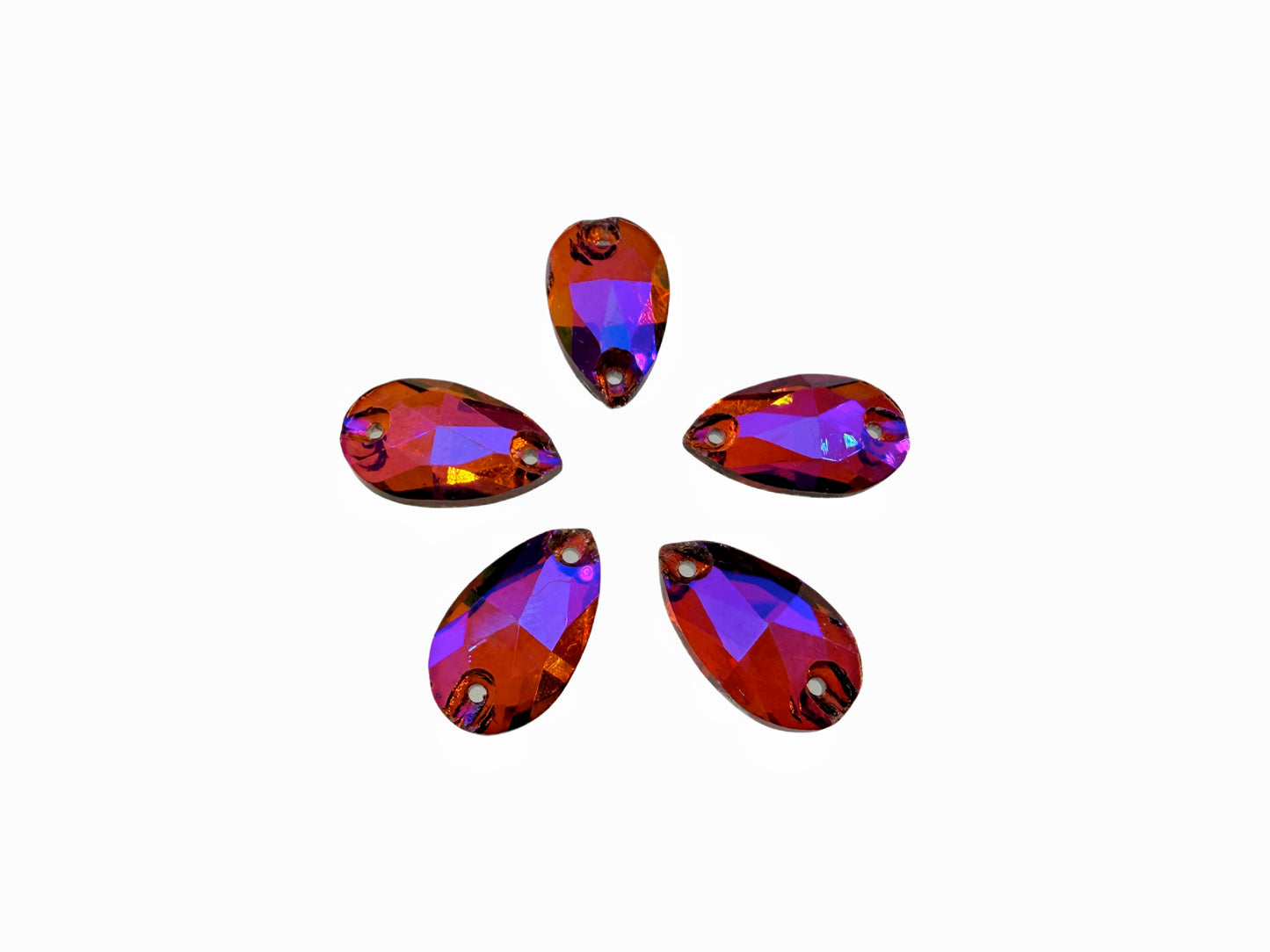 coffee ab crystal teardrop