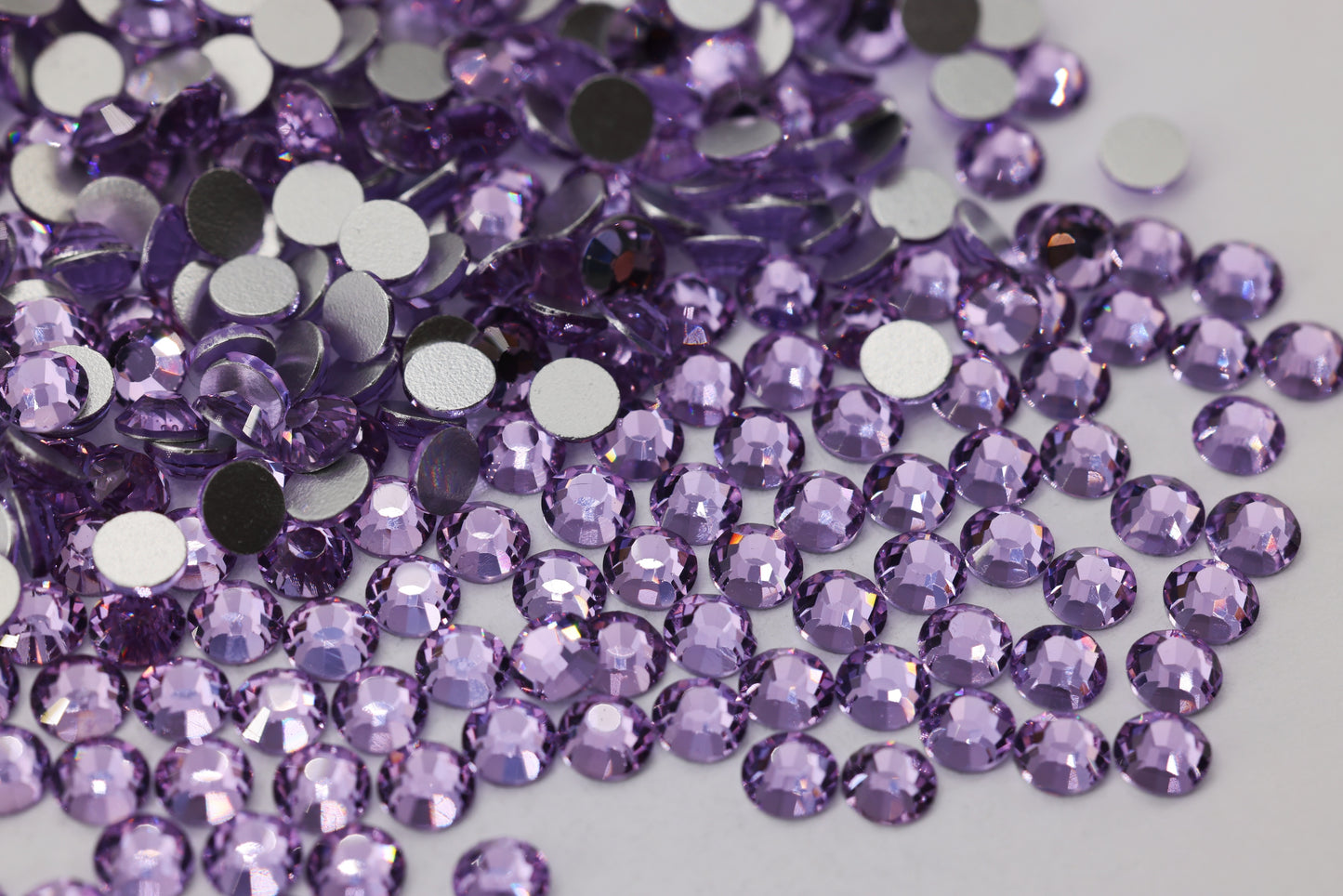 Lt. violet Flatback Non Hotfix Rhinestones