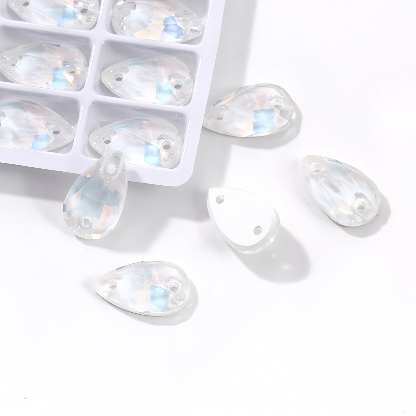 K9 Pale White Phantom AM Teardrop Shapes