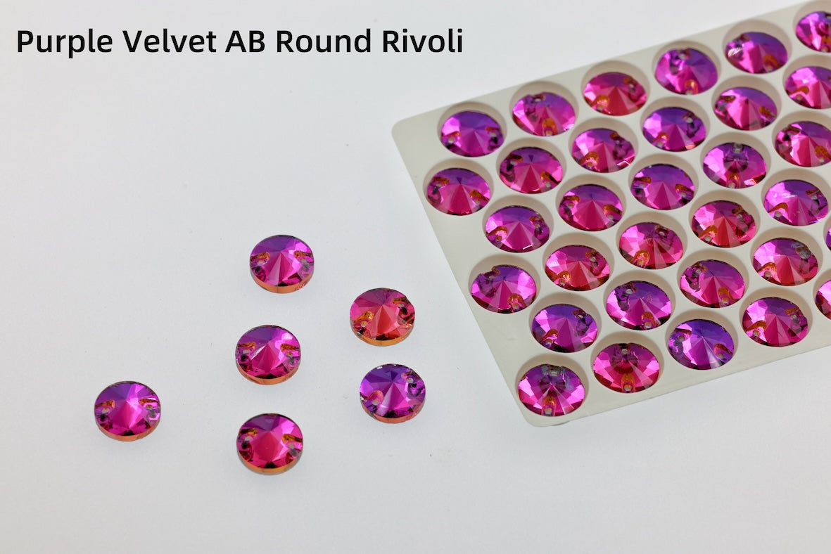 PURPLE VELVET AB ROUND RIVOLI