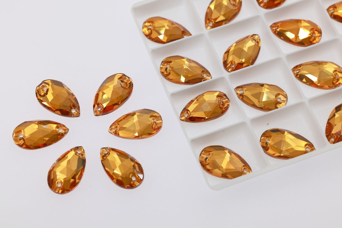 topaz K9 Crystal Teardrop