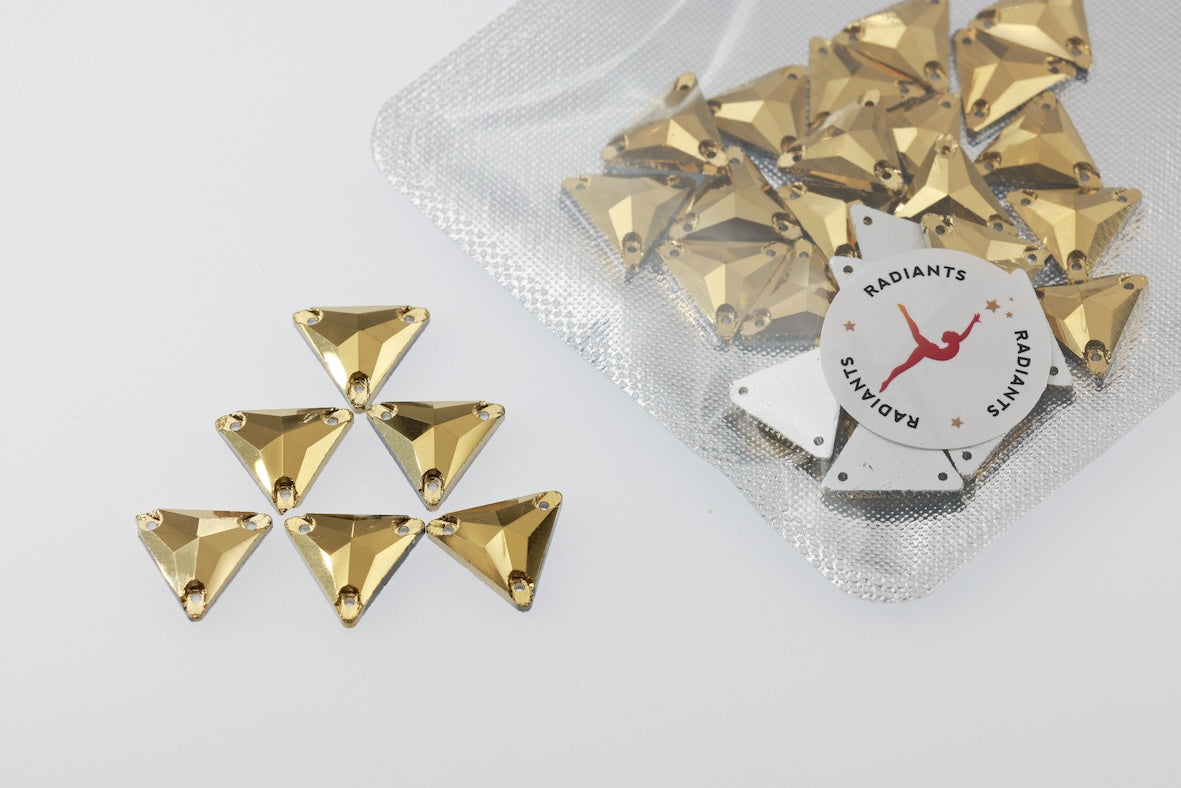 MINE GOLD GLASS TRIANGLE