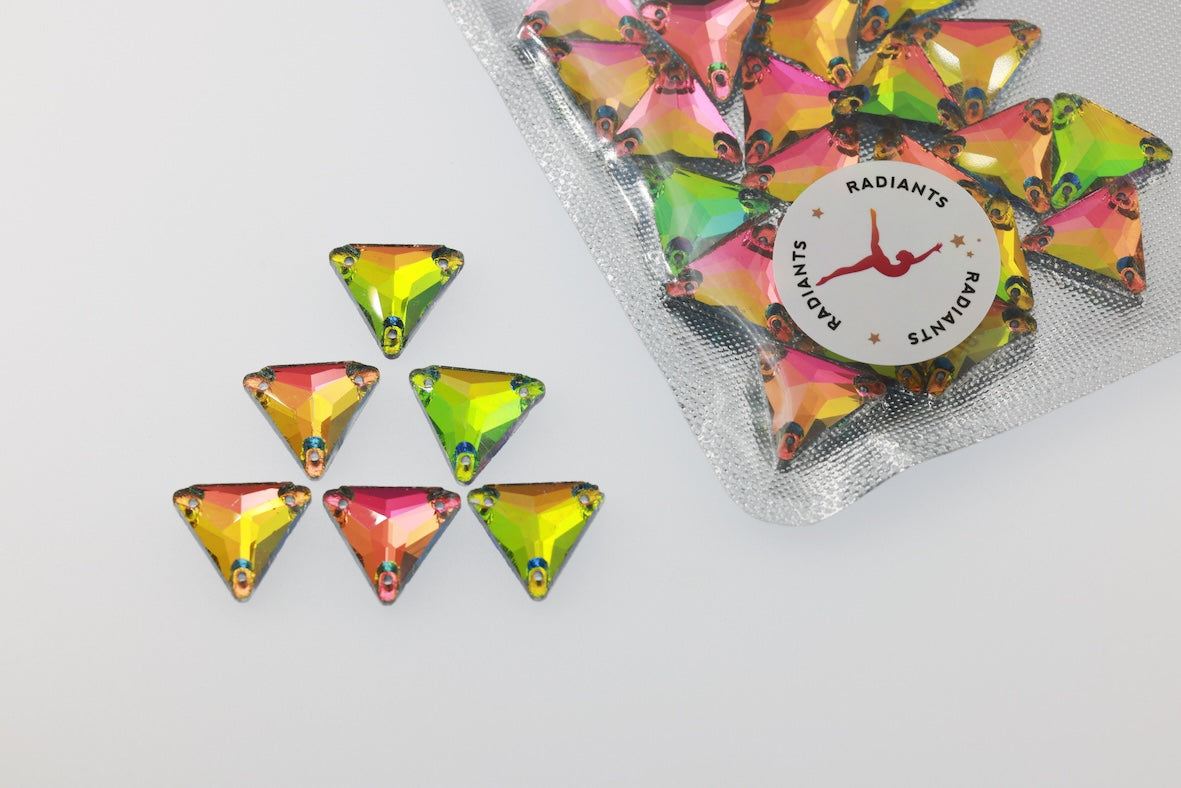 RAINBOW GLASS TRIANGLE