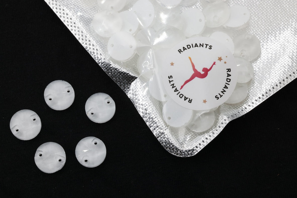 WHITE NEON ROUND RIVOLI