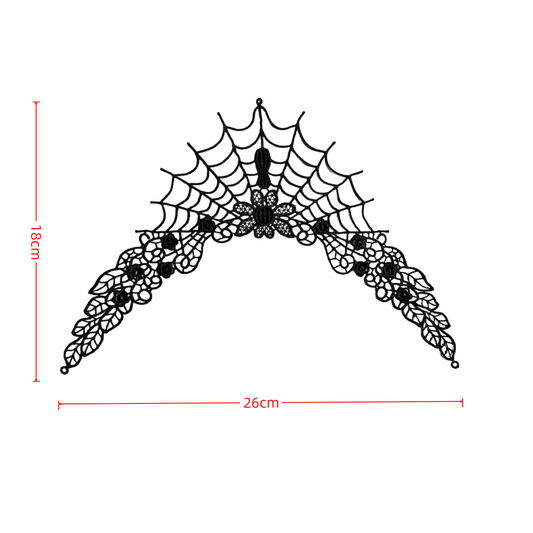 Ali197 Glowing Silk Embroidery Collar Water Soluble Lace