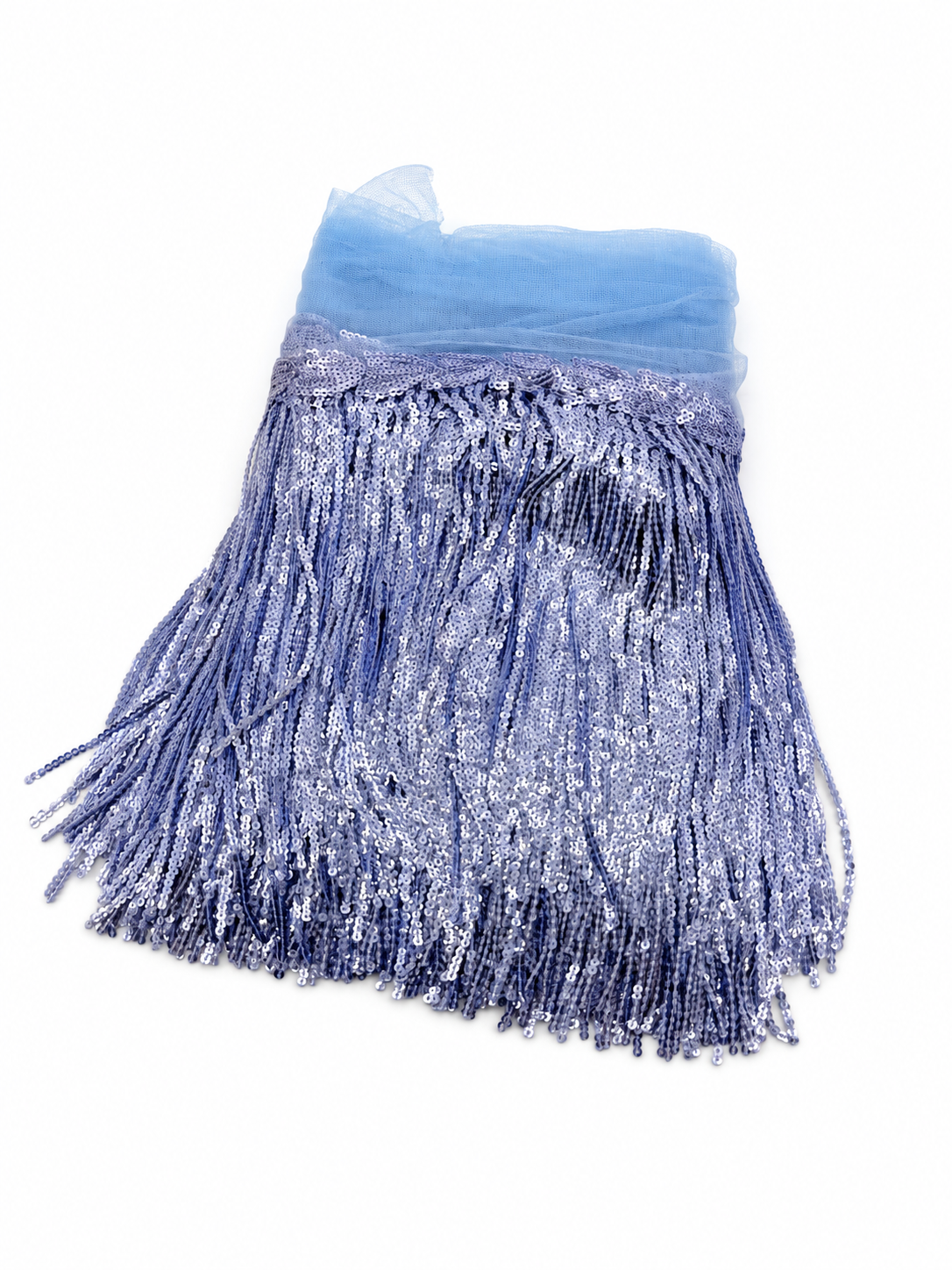 MM038 Shining Mesh Fabric Lace Fringe Sequins Paillette Tassel Ribbon