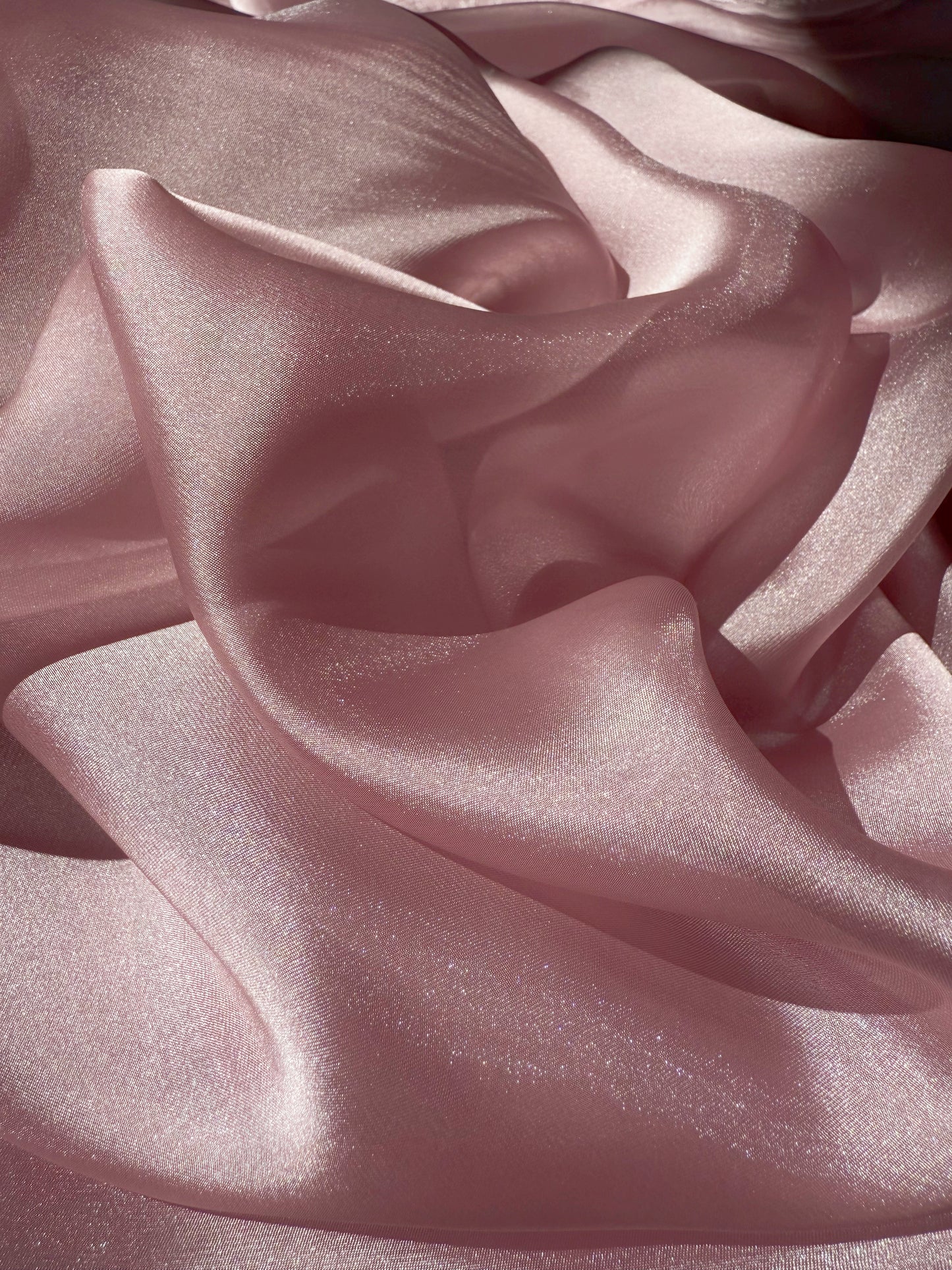 Pastel Plum Shimmer Chiffon