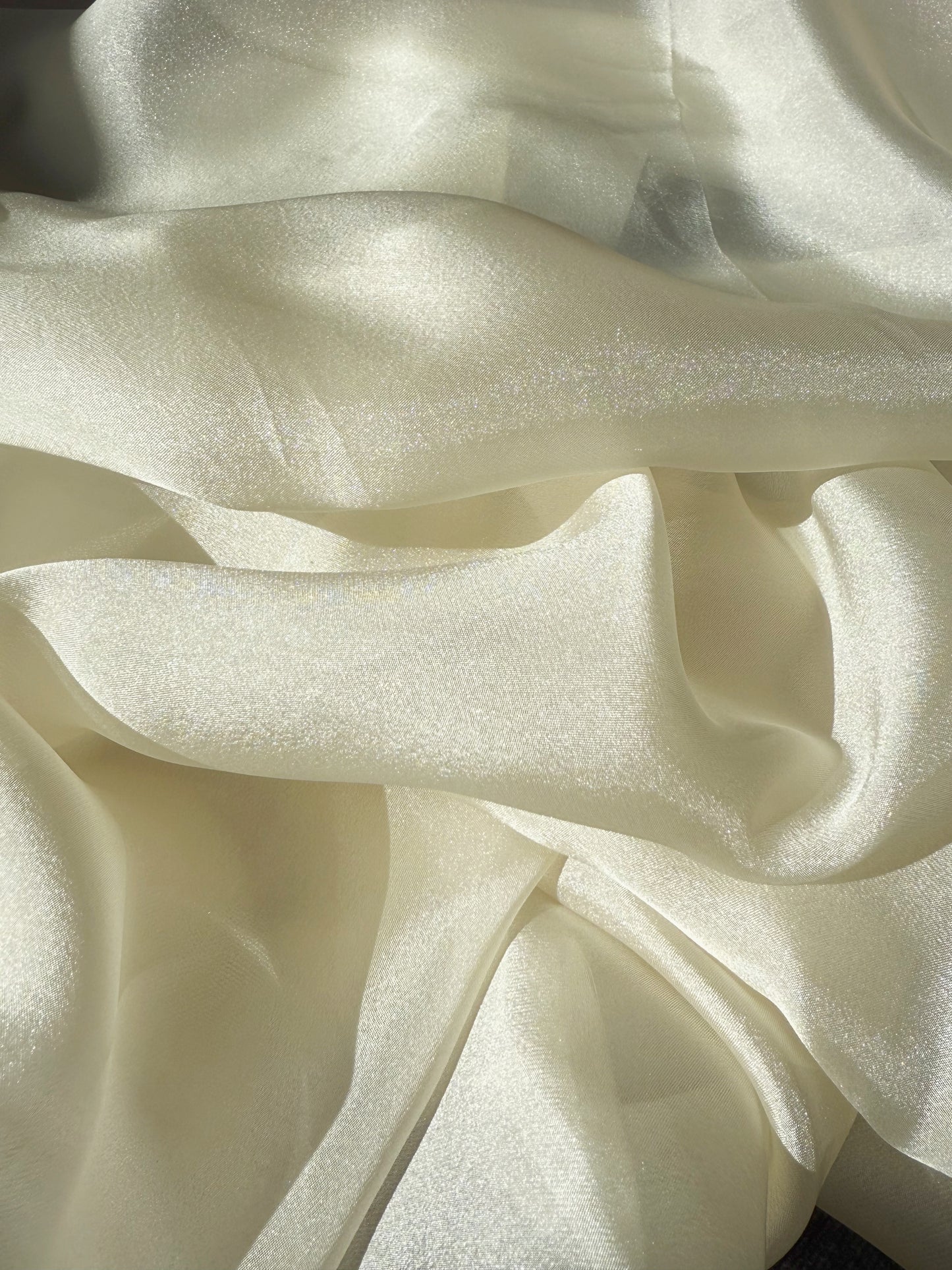 Warm Vanilla Shimmer Chiffon