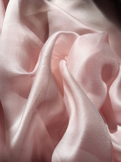 Ballet Pink Shimmer Chiffon