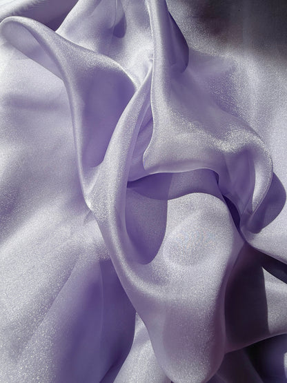 Lavender Shimmer Chiffon