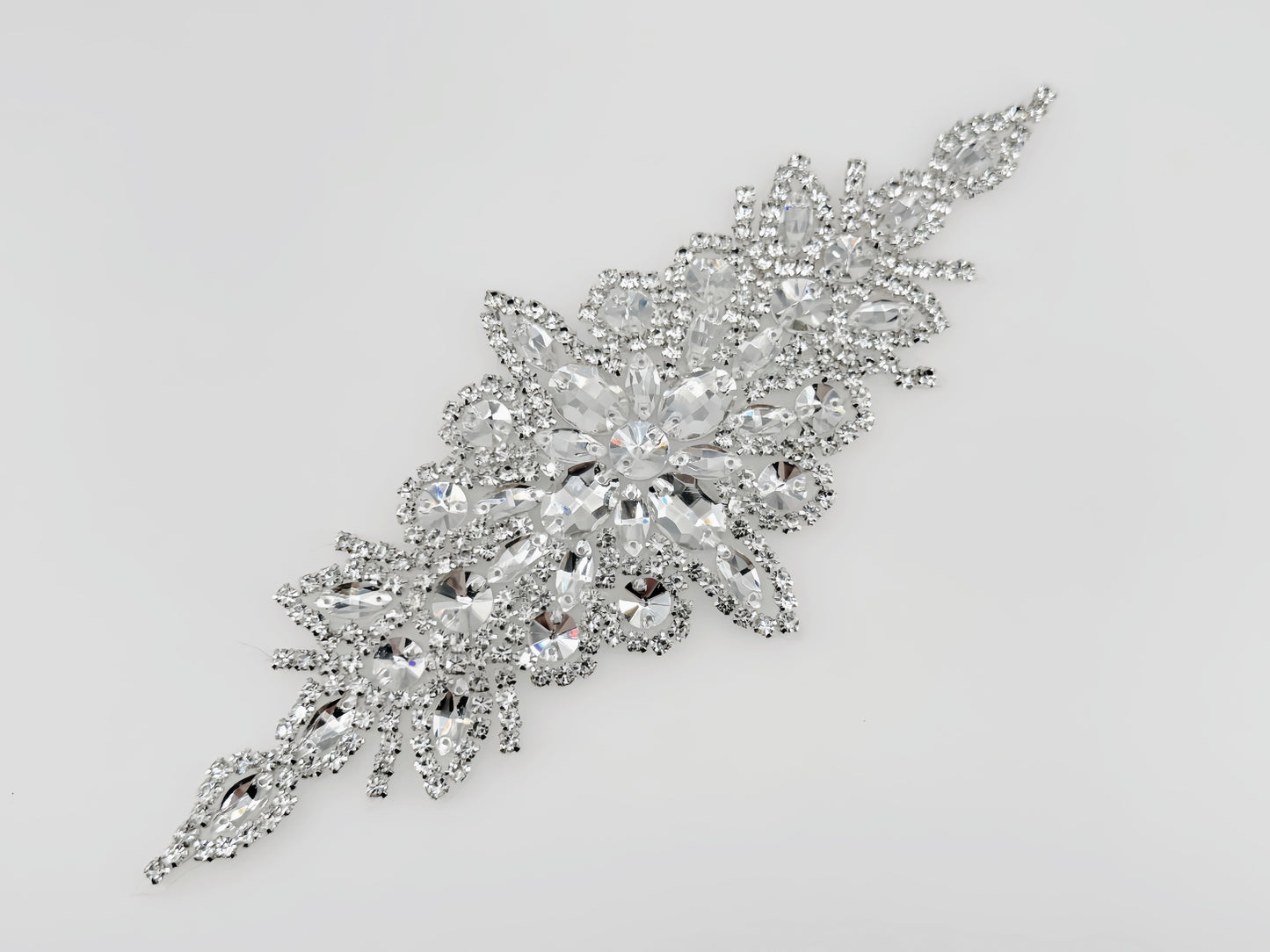 Multicolor rhinestone applique Beaded Clothing Decoration