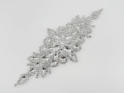 Multicolor rhinestone applique Beaded Clothing Decoration