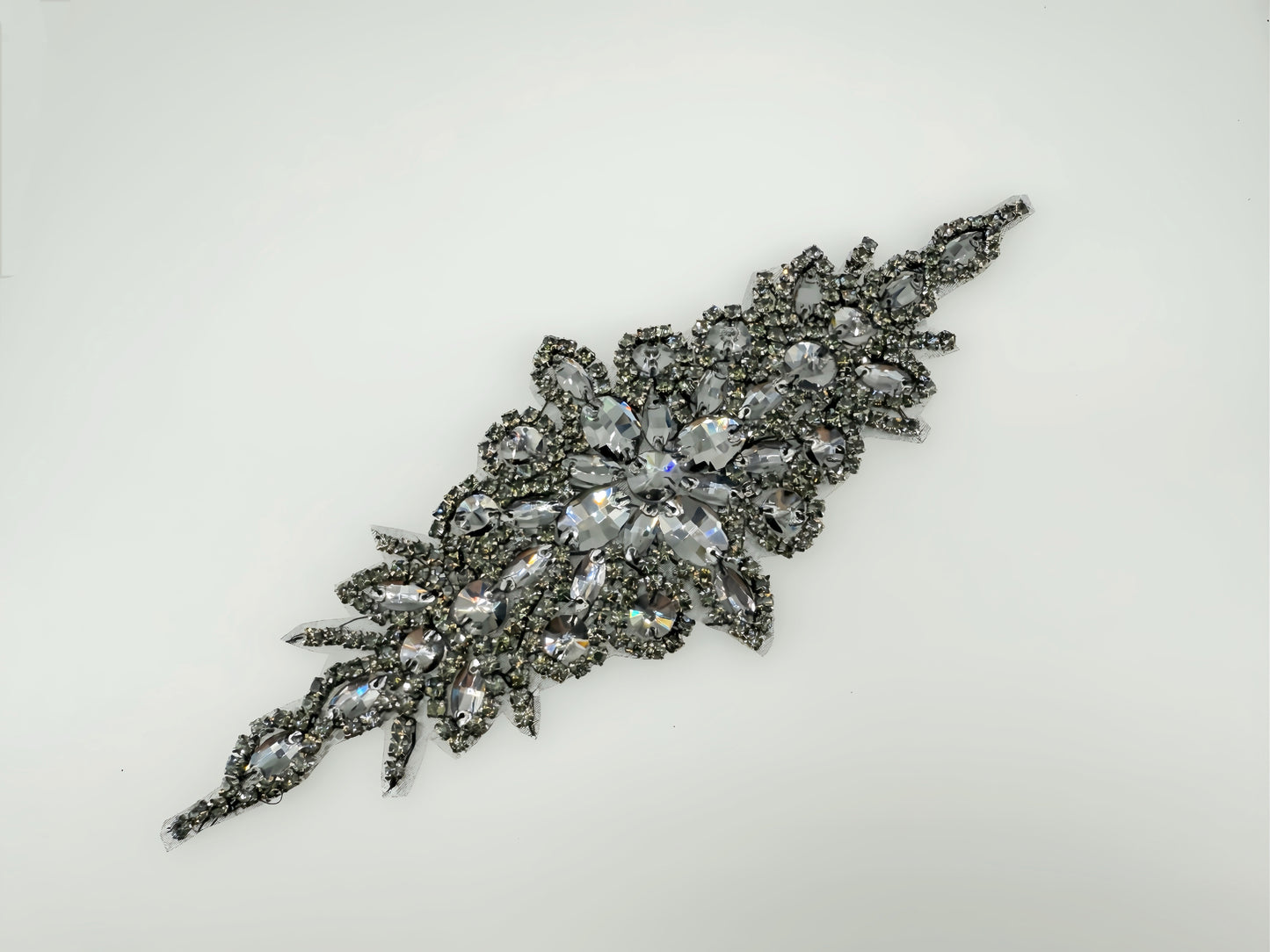 Multicolor rhinestone applique Beaded Clothing Decoration