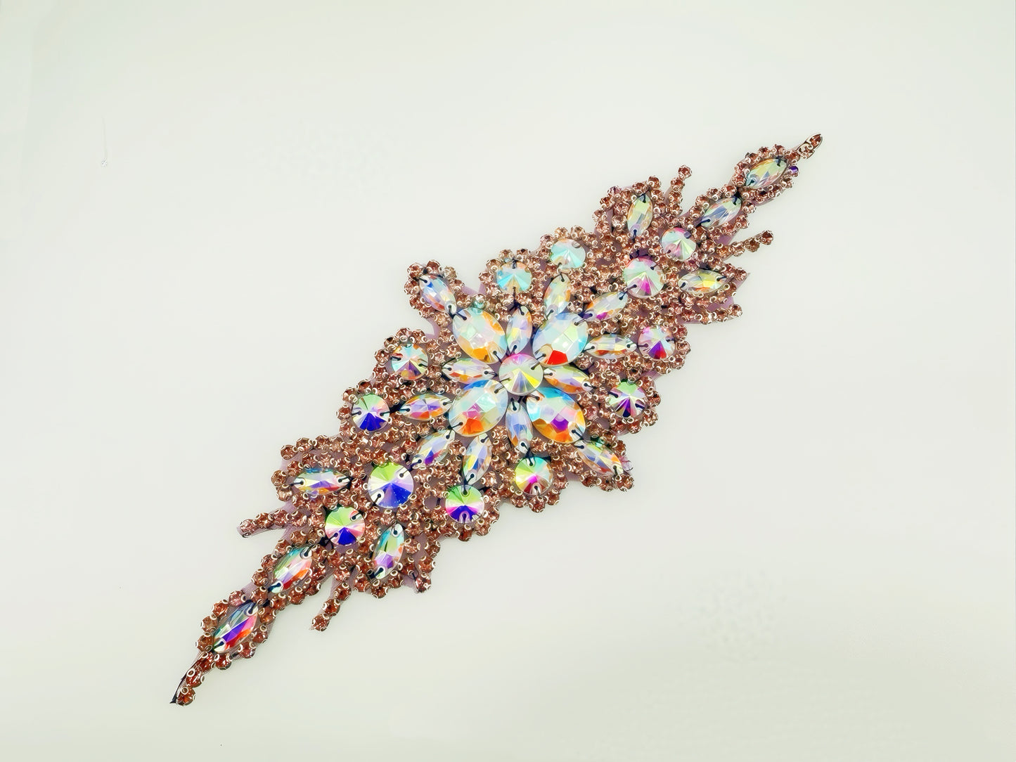 Multicolor rhinestone applique Beaded Clothing Decoration
