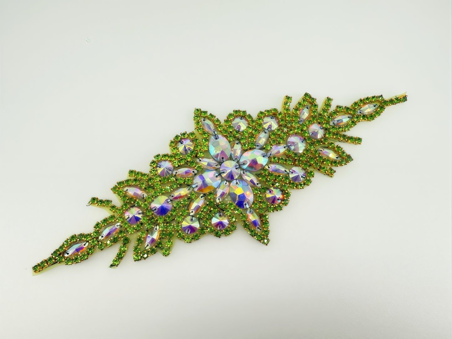 Multicolor rhinestone applique Beaded Clothing Decoration